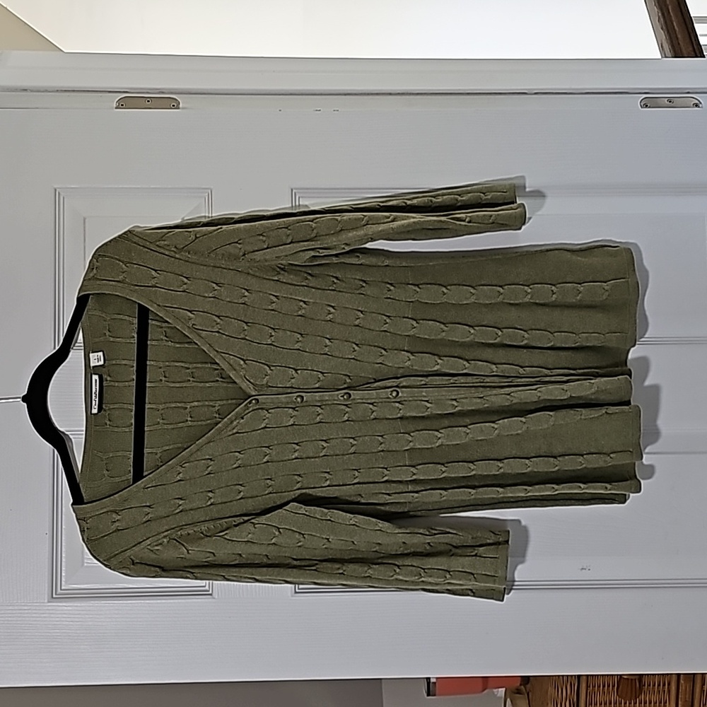 Croft & Barrow bottom up Cardigan Sweater size Large